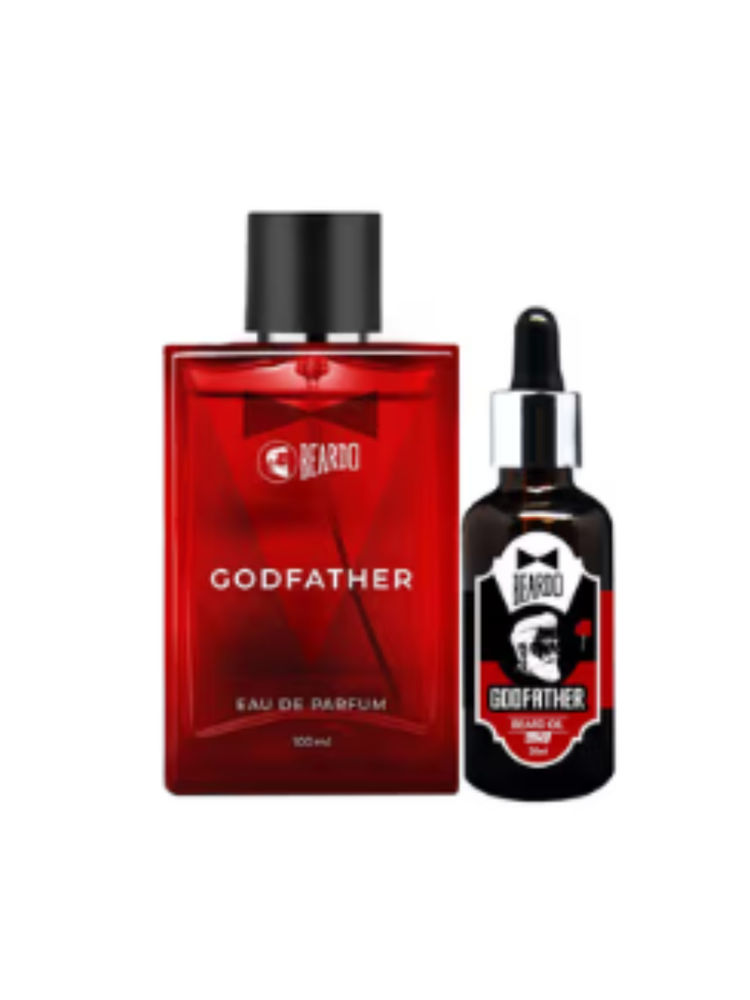 Beardo Godfather Gift Set (Godfather Perfume, Godfather Beard Oil Lite)