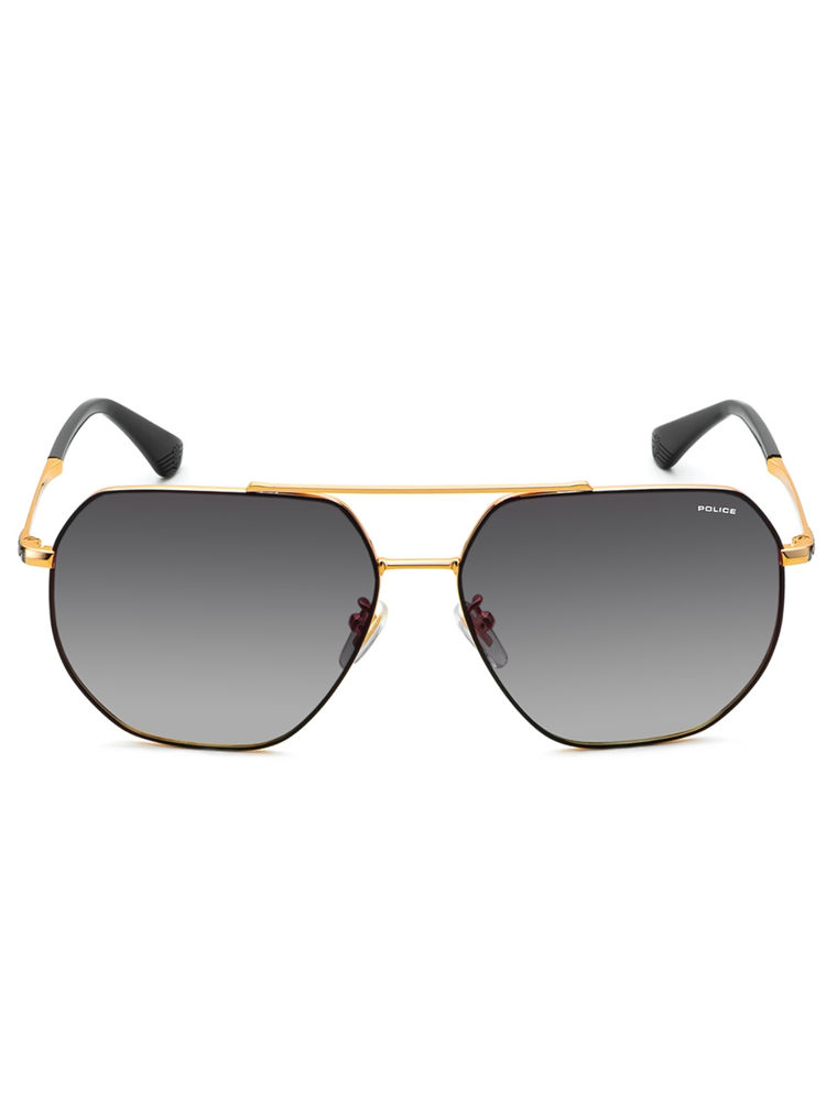 Police Full Rim Hexagon Shaped Sunglasses for Men -SPLN15K61301PSG (61)-image-41