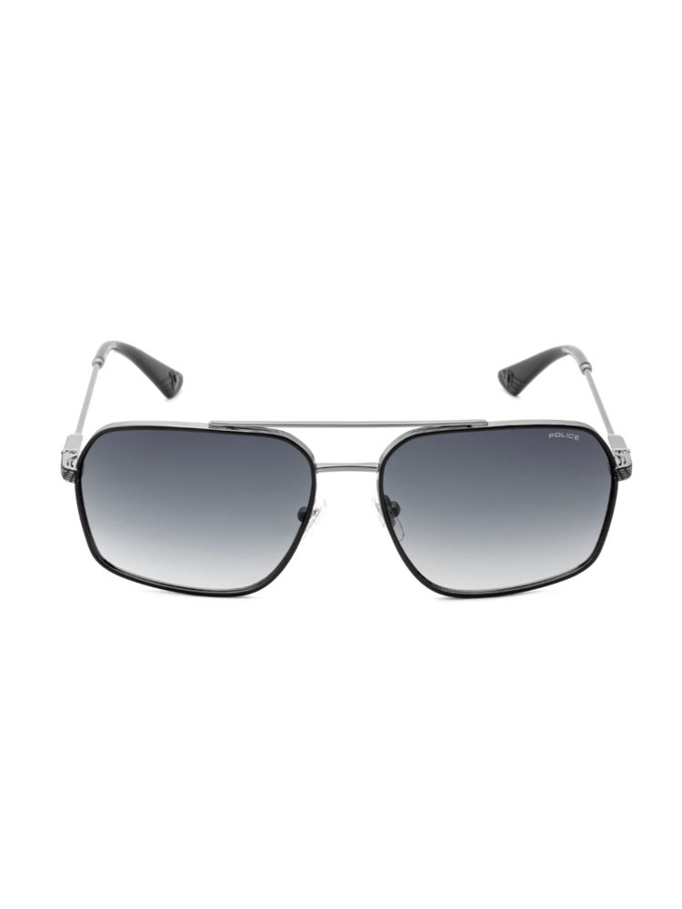 police accessories Police Full Rim Square Shaped Sunglasses for Men -SPLR91K58K56SG (58)-picture-19