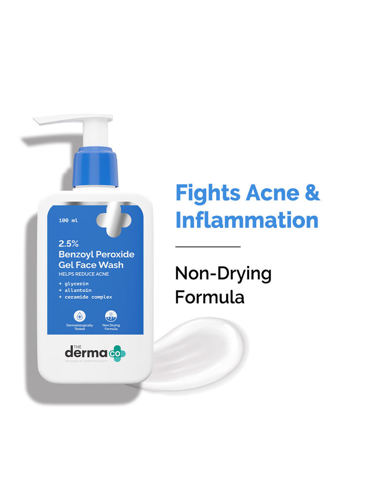 The Derma Co 2.5% Benzoyl Peroxide Gel Face Wash with Ceramides For Acne,Inflammation & Oily Skin-picture-25