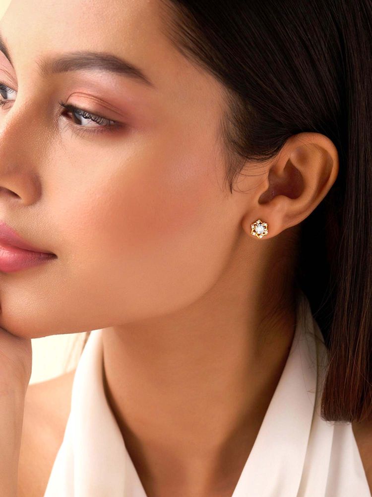 Zavya A Wish in Bloom Stud Earrings-picture-27