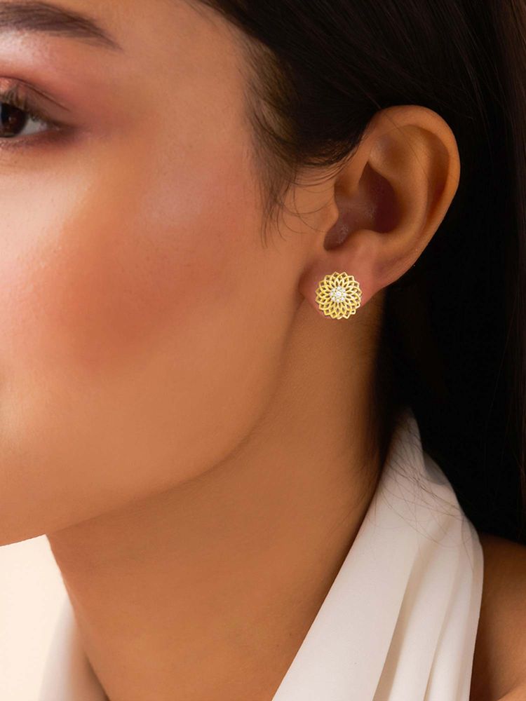 Zavya Sun-kissed Bloom Earrings-picture-12
