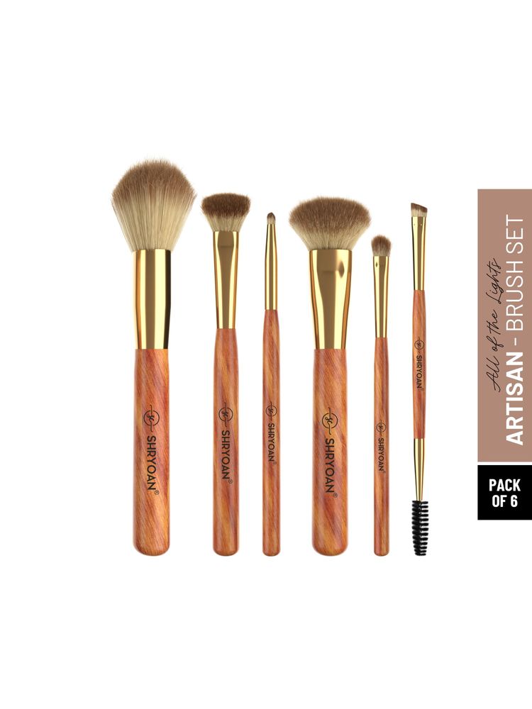 Shryoan Professional Makeup Brush Set - 6 Pcs-picture-12