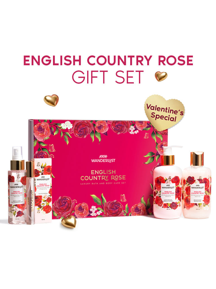 Wanderlust Valentine's Fragrance Gift Set English Country Rose (2-In-1 Mist Lotion & Shower Gel Edp)-picture-13