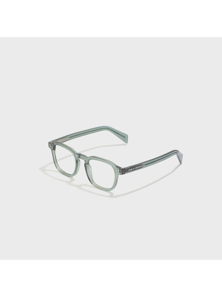 SAM AND MARSHALL Unisex Aether 400Uv Protection Green Square Computer Glasses-image-38