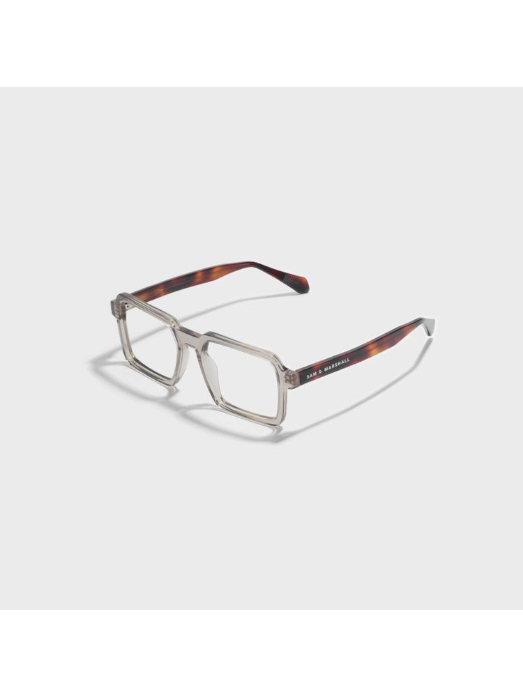 SAM AND MARSHALL Unisex Flint 400Uv Protection Brown Rectangle Computer Glasses-image-1