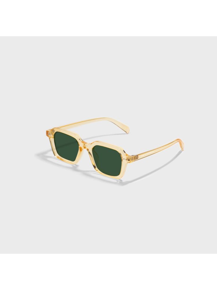 SAM AND MARSHALL Unisex Vader 400Uv Protection Green Lens Square Sunglasses-image-29
