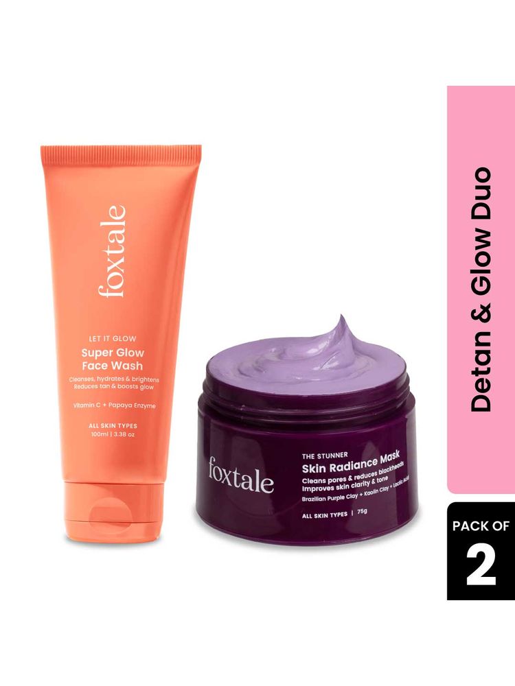 Foxtale Detan and Glow Duo Tan Removal + Glow-Boosting Skincare Combo-image-26