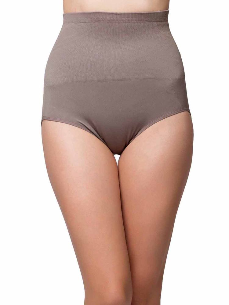 Clovia Tummy Tucker With Silicon Grips - Grey-image-8