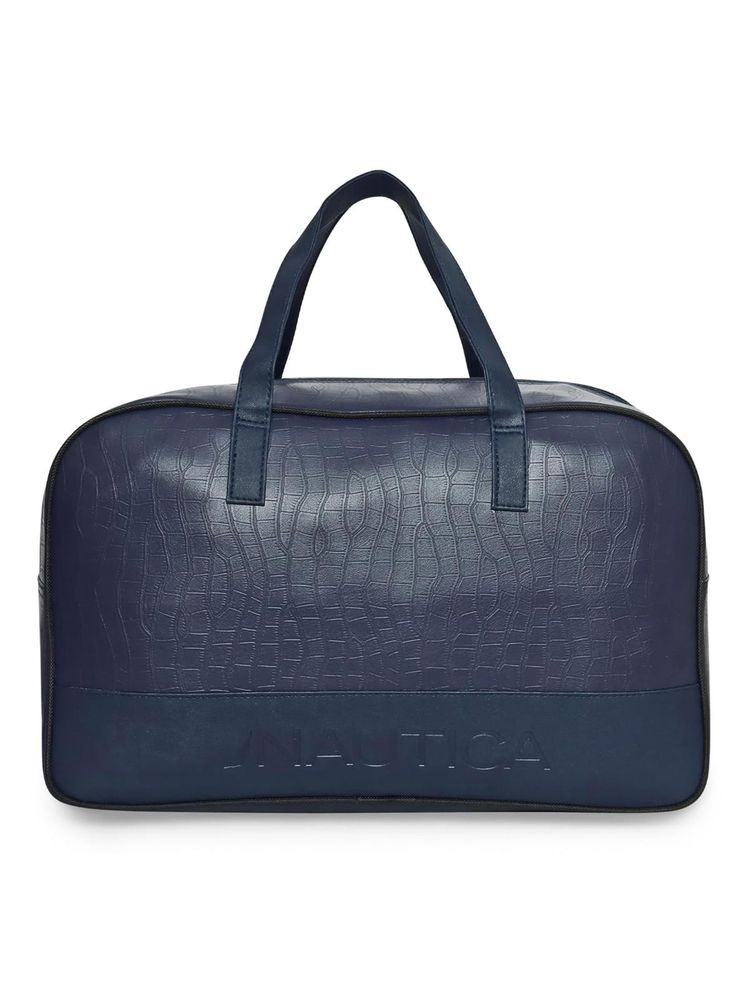 nautica accessories Nautica Pu Unisex Navy Blue Duffle Bag-picture-16