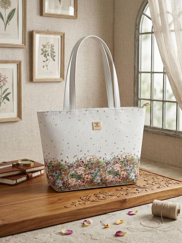 ESBEDA White Blossom Charm Tote Bag-picture-34
