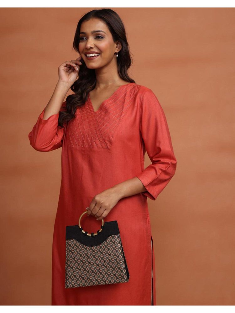 fabindia fashion Fabindia Black Clutch (L)-picture-17
