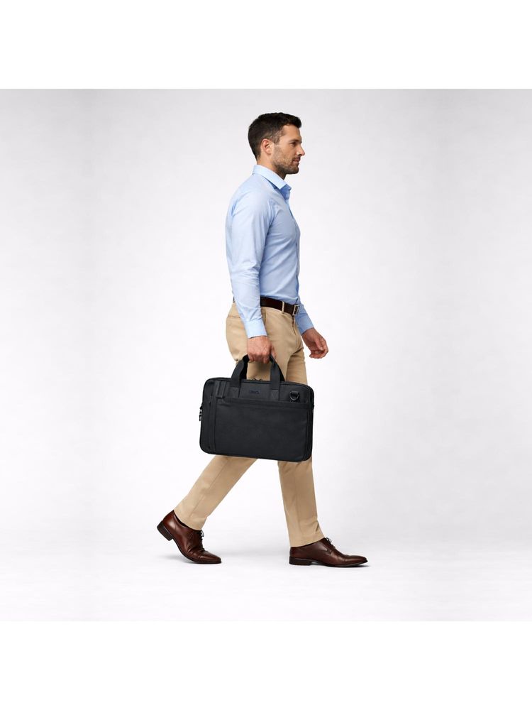 THE HOLISTIK Flowcore Black Laptop Bag-image-5