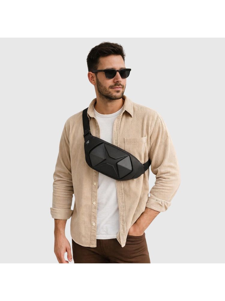 THE HOLISTIK Black X-Core Crossbody Bag-picture-10
