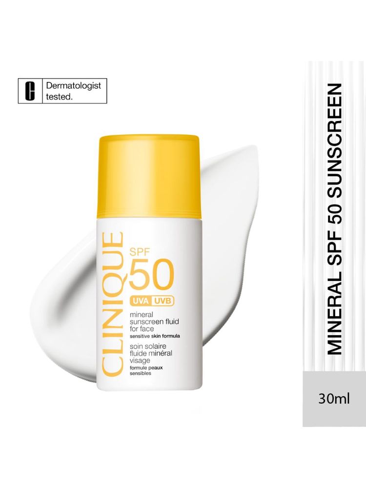 Clinique SPF 50 UVA/UVB Mineral Sunscreen Fluid For Face-picture-39