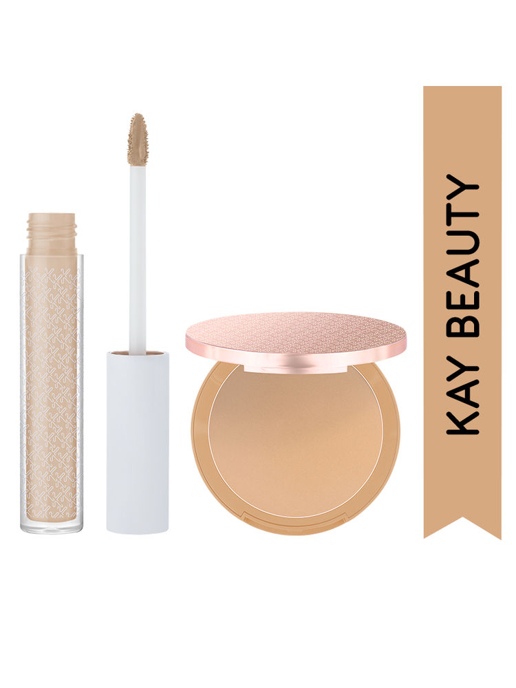 Kay Beauty Seamless Coverage with HD Liquid Concealer & Matte Compact