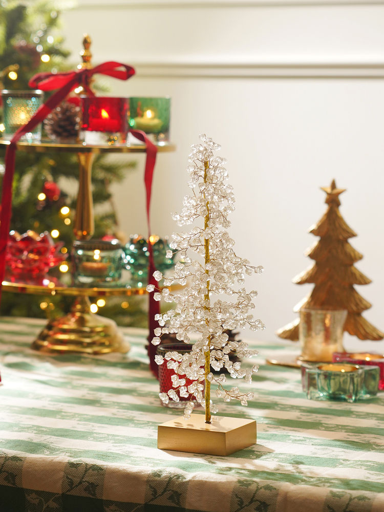 Pure Home + Living White Stone Embellished Christmas Tree-image-23