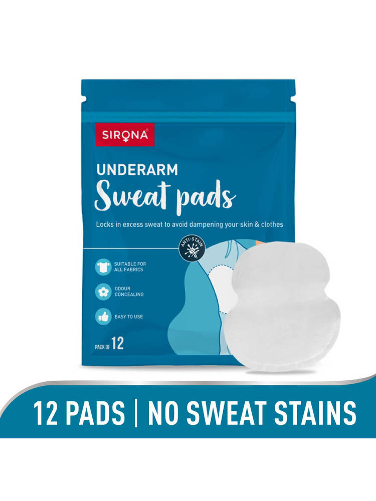 Sirona Ultra Thin Disposable Underarm Sweat Pads for Men & Women | Anti-Sweat Stain Protection Guard