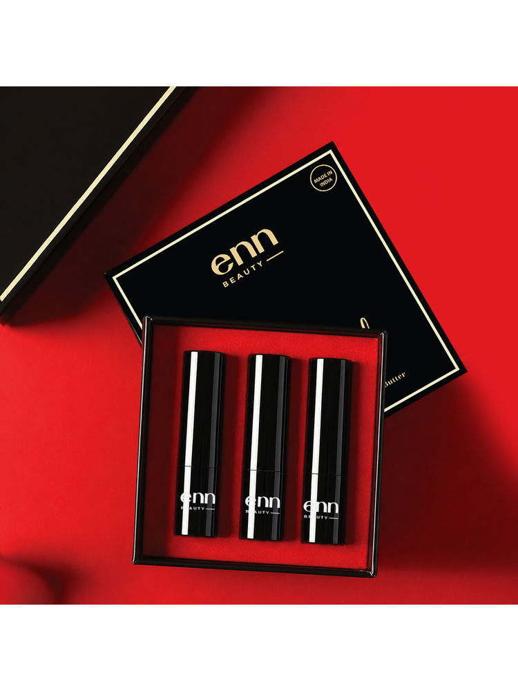 ENN Beauty Serum Matte Lipstick - Set Of 3-image-30