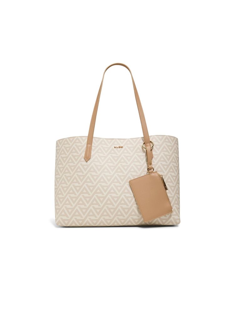 Aldo Women Beige Synthetic Printed Handbag and Pouch-picture-24