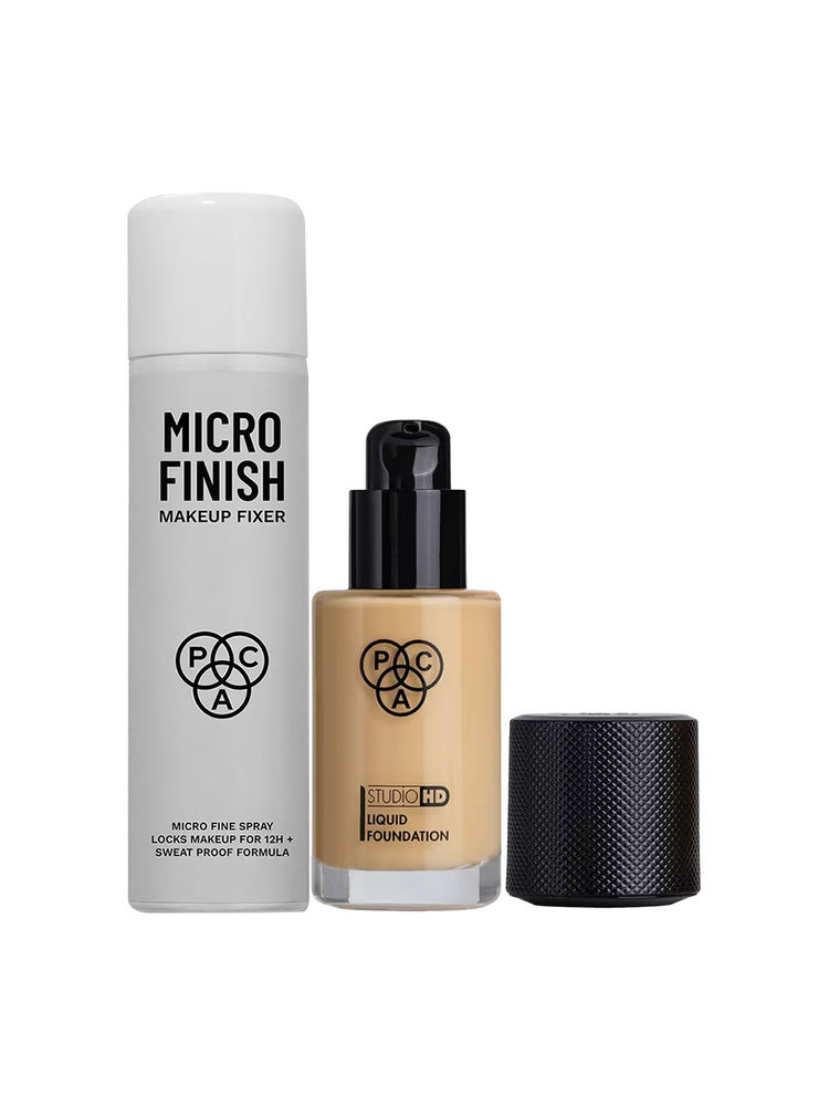 PAC Micro Finish Makeup Fixer & Studio HD Foundation - 1.4 Combo-image-12