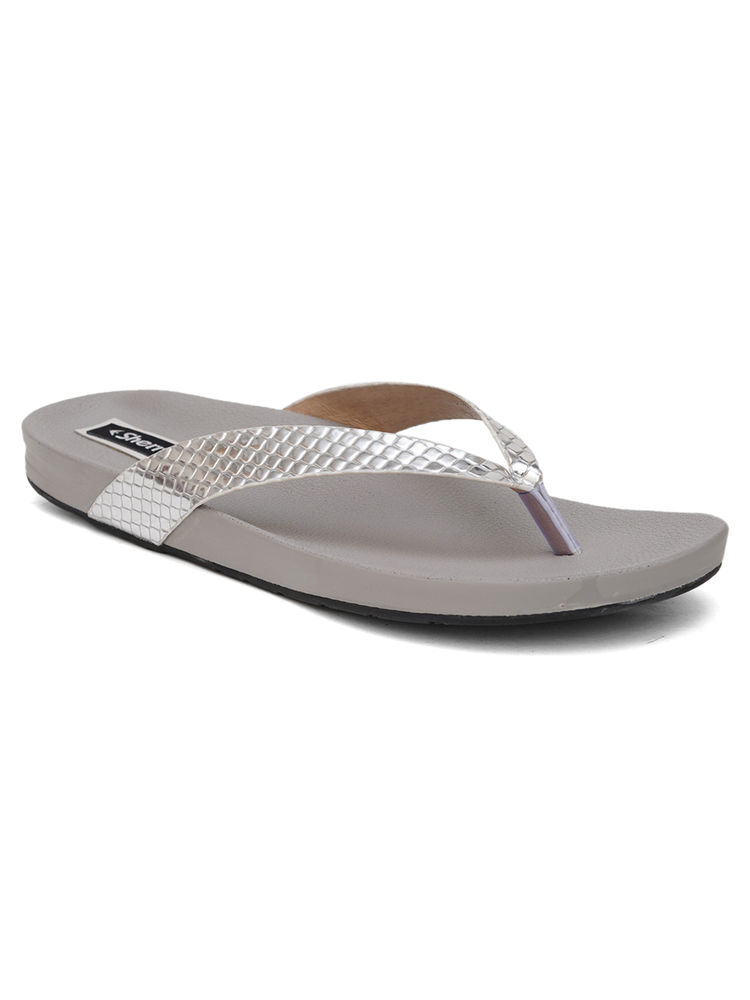 Sherrif Shoes Womens Silver Color Flipflops-picture-15