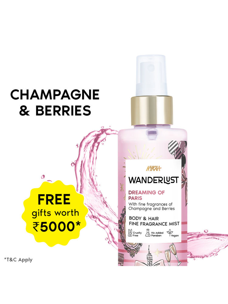 Nykaa Wanderlust Fine Fragrance Body Mist Perfume Spray For Women
