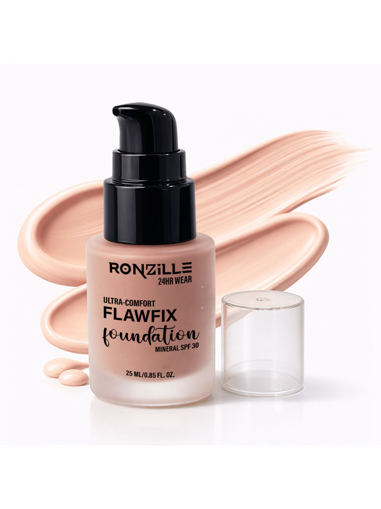 Ronzille 24Hr Wear Ultra Comfort Flawfix Foundation Mineral SPF 30-picture-17