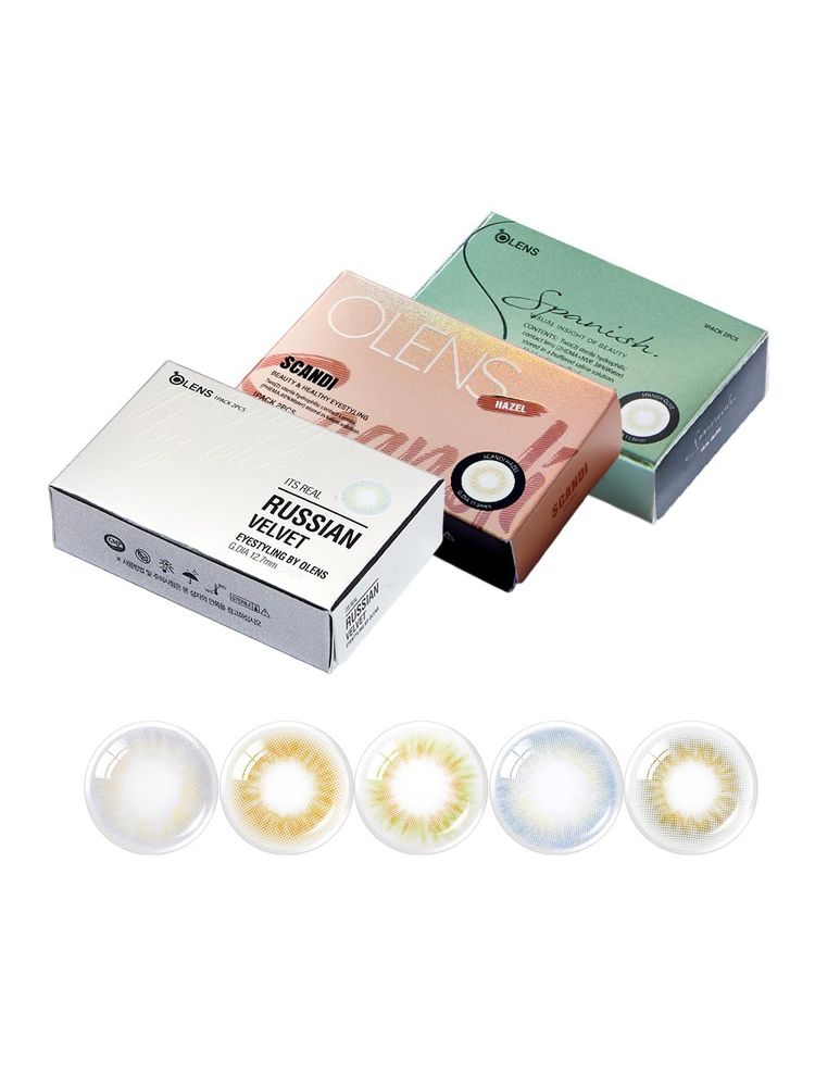 O-Lens Monthly Color Contact Lens - Spanish Real Olive (0.00 Plano)-image-2