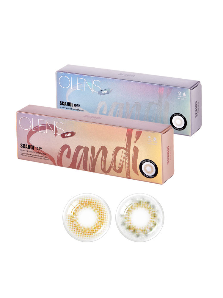 O-Lens Daily Color Contact Lens - Scandi Hazel (0.00 Plano)
