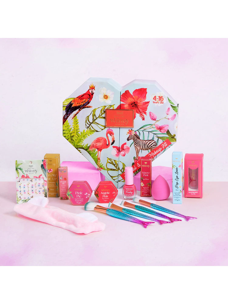 Whimsy Beauty Safe & Organic Make U Pretty Beauty Makeup Kit For Preteen And Teen Girls