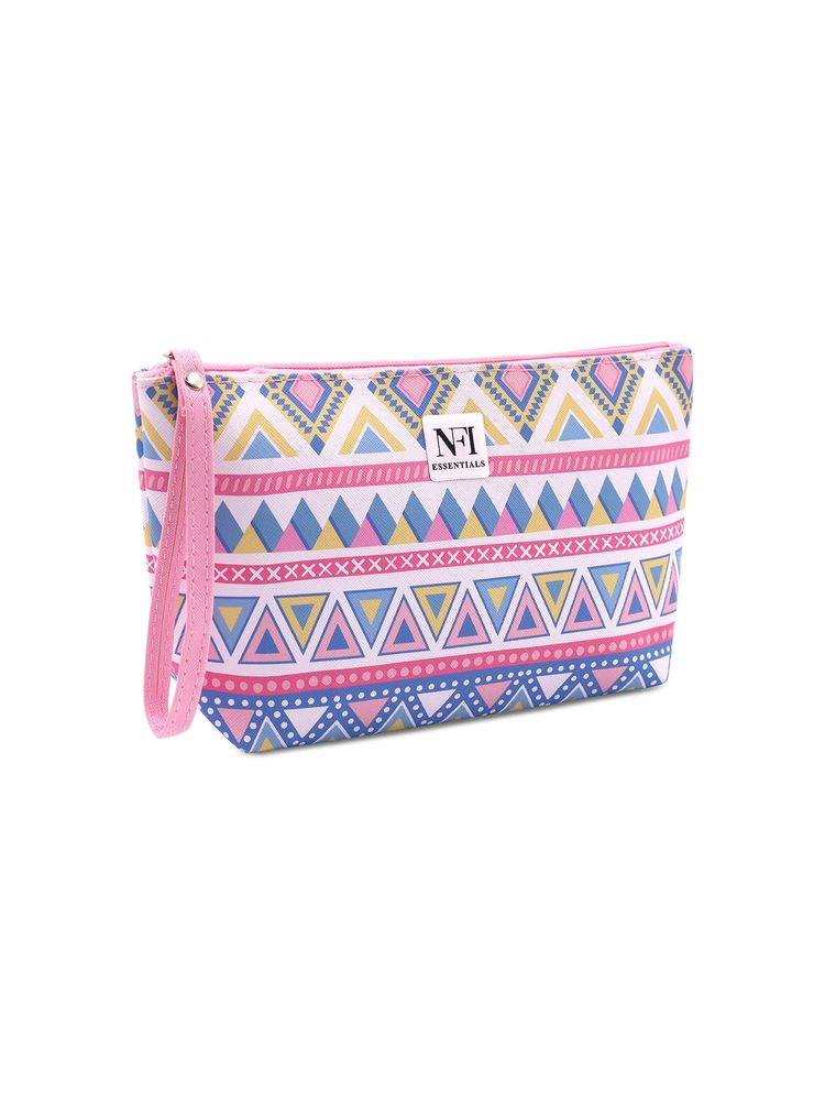 NFI Essentials Pouch Stylish Cosmetic Pouch for Makeup Accessories Travel for Girls-image-4