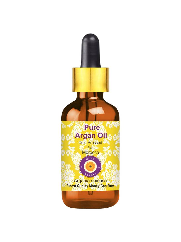 Deve Herbes Pure Argan (Moroccan) Cold Pressed Hair Oil (Argania spinosa) for Healthy Skin & Hair Growth-picture-24