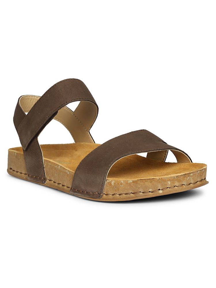 El Naturalista Brown Flatform Pair Of Sandals-picture-15