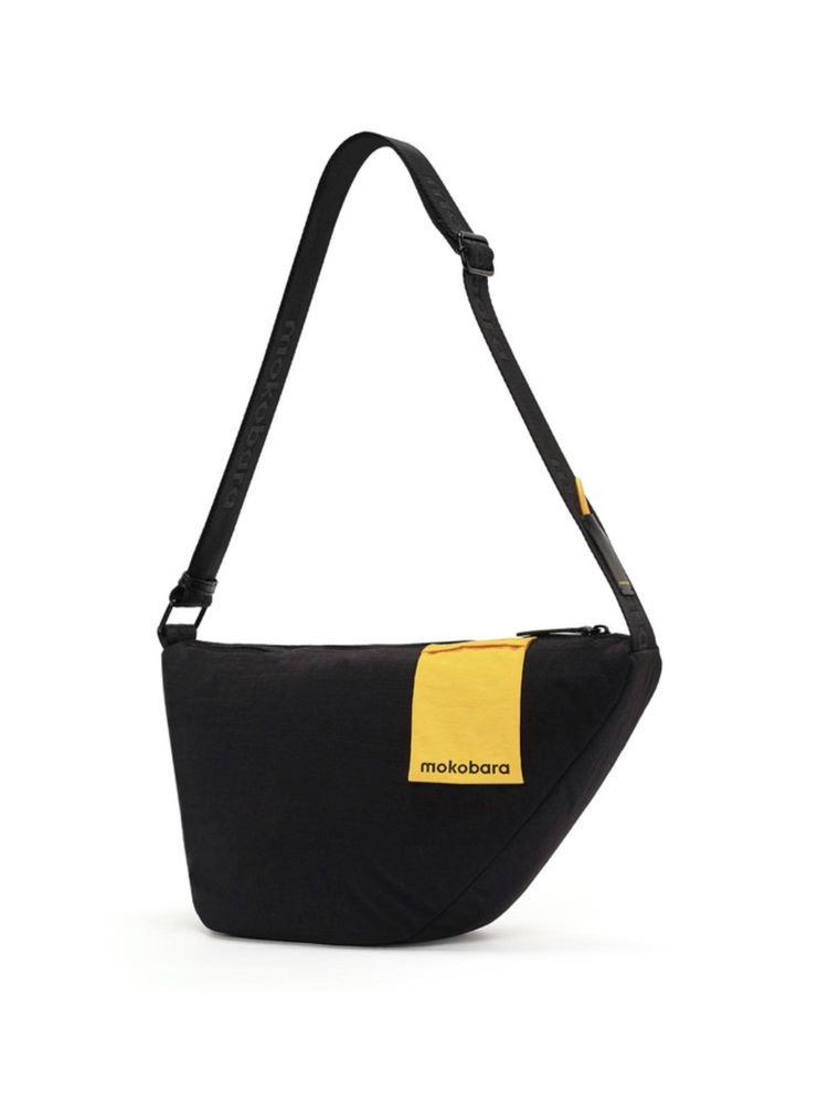 MOKOBARA Unisex Black Aisle Solid Crossbody Bag-picture-13