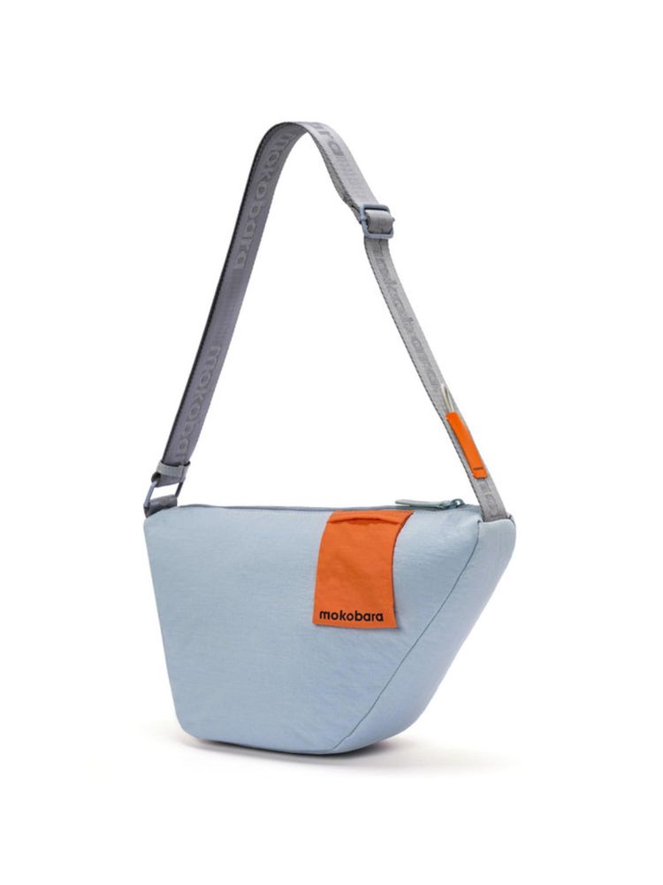 MOKOBARA Unisex Light Blue Aisle Solid Crossbody Bag