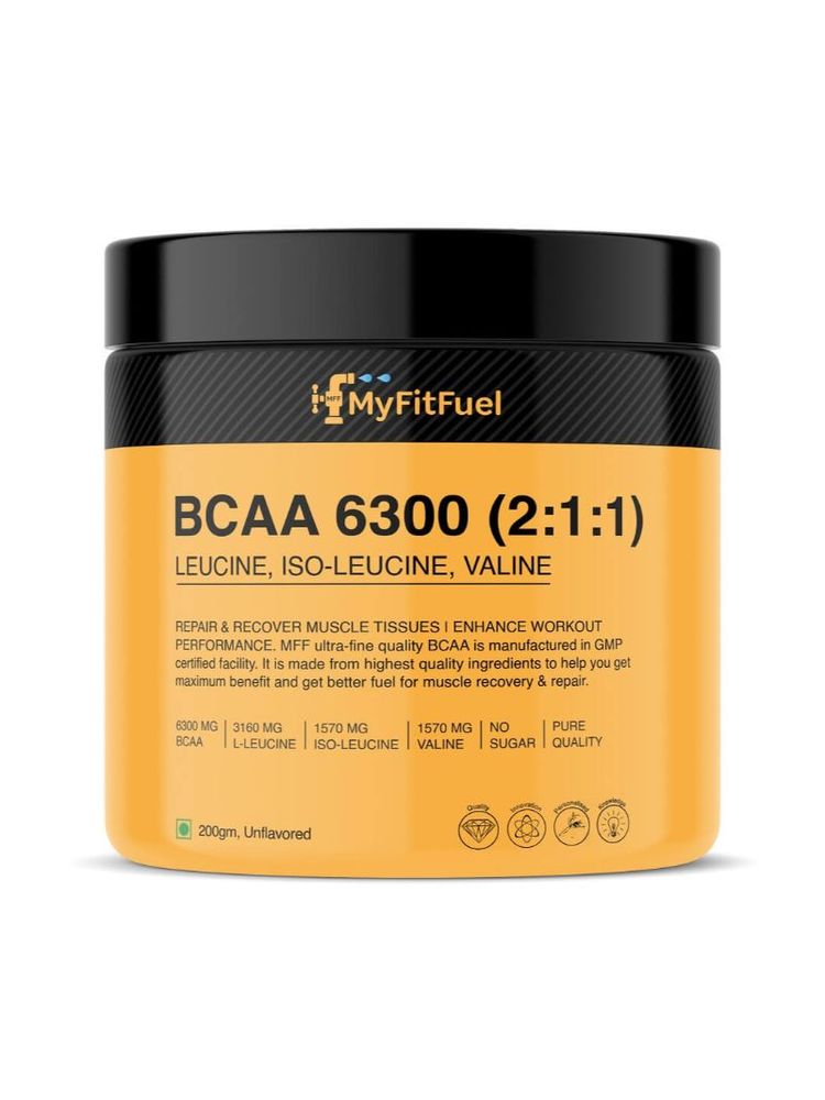 MyFitFuel MFF BCAA 6300 2:1:1 (Leucine, Isoleucine, Valine), Unflavored