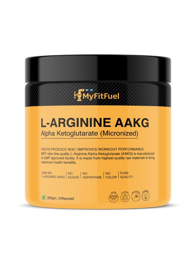 MyFitFuel L-Arginine Alpha-Ketoglutarate (100% Pure, No Other Ingredient), Unflavored