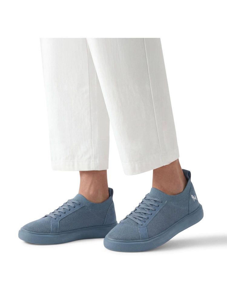 neemans Neeman's Blue Classic Knit Neutrals Sneakers-picture-14