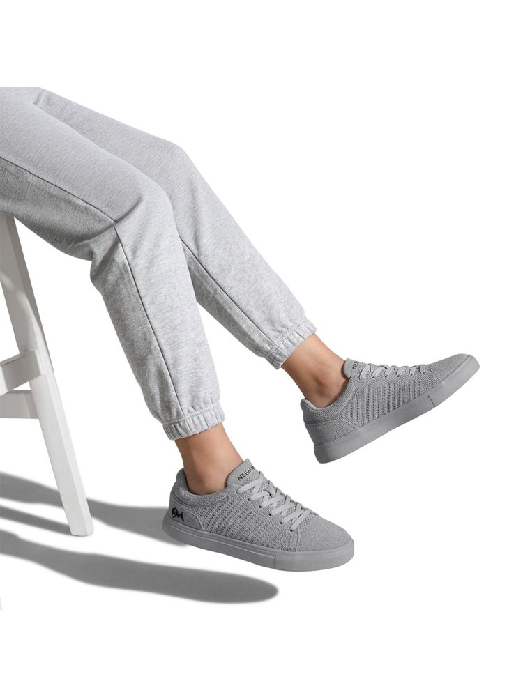 neemans Neeman's Womens Silver Court Sneakers-picture-46