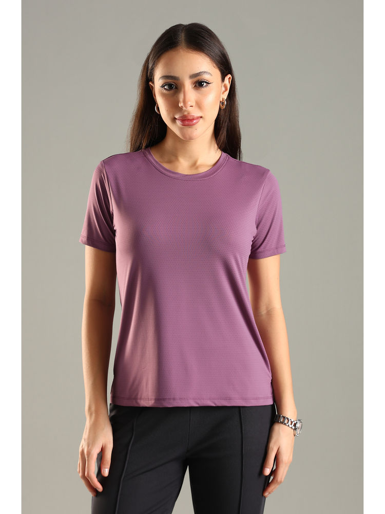 DOMIN8 Women Pink Soft and Stretchy Nylon Sports Top-picture-24