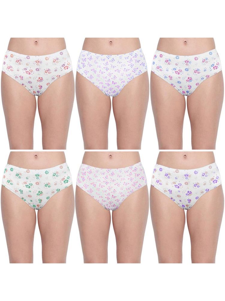 Bodycare Women Cotton 6 pcs Panty Pack - Multi-Color 3500-D-picture-33