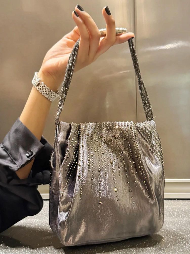 ETCETERA Symphony Satin Grey Shimmer Mini Batuas-image-26