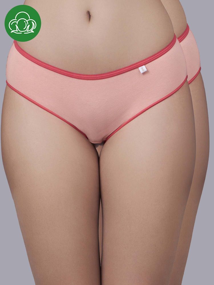 Inner Sense Pink Solid Bamboo Fibre Regular Bikini Panty-picture-40