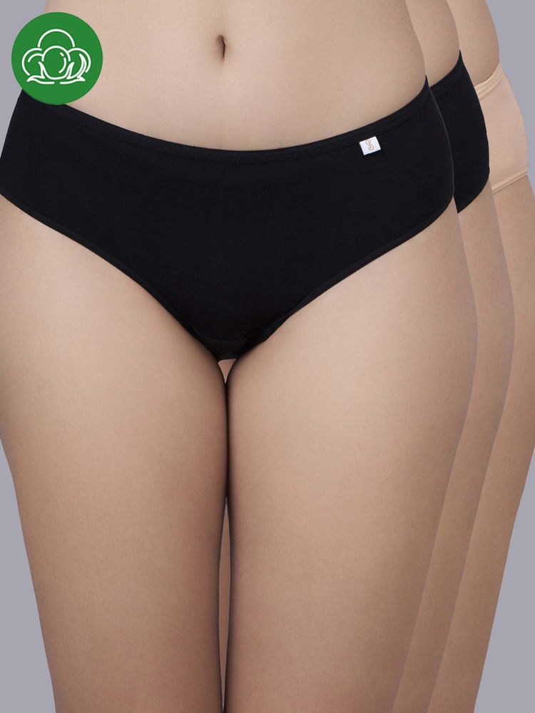 Inner Sense Multi-Color Solid Bamboo Fibre Regular Bikini Panty-picture-23