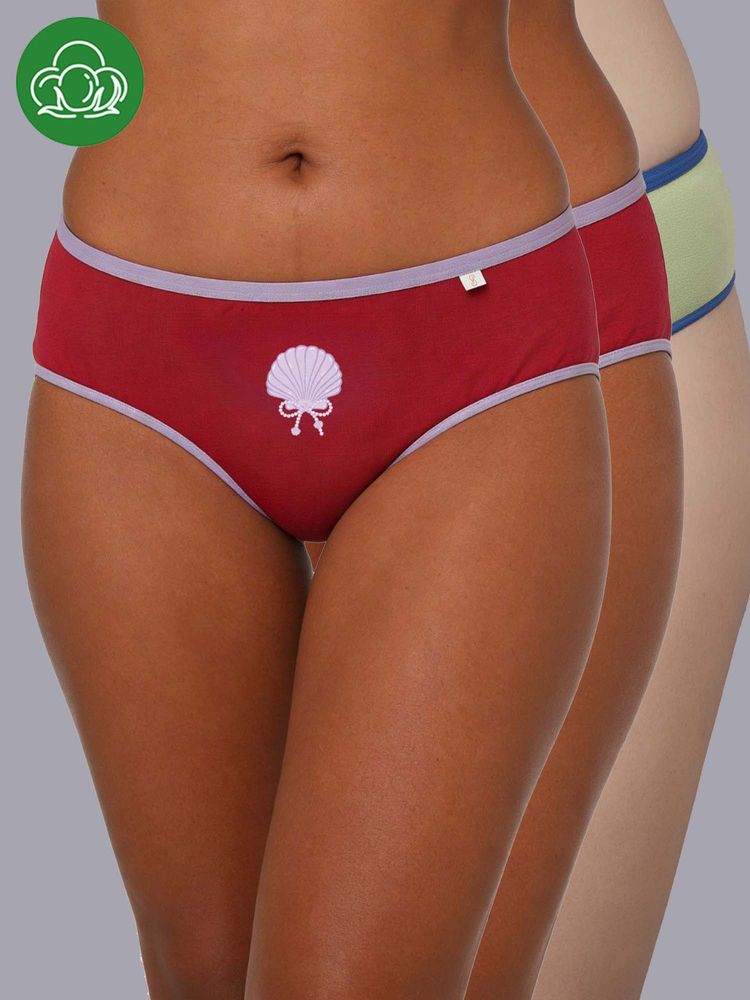 Inner Sense Multi-Color Solid Bamboo Fibre Regular Bikini Panty-picture-36