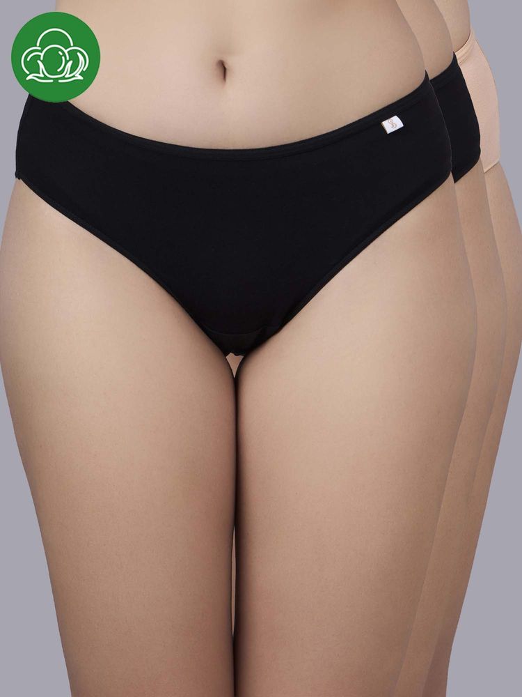 Inner Sense Multi-Color Solid Bamboo Fibre Regular Briefs-picture-15