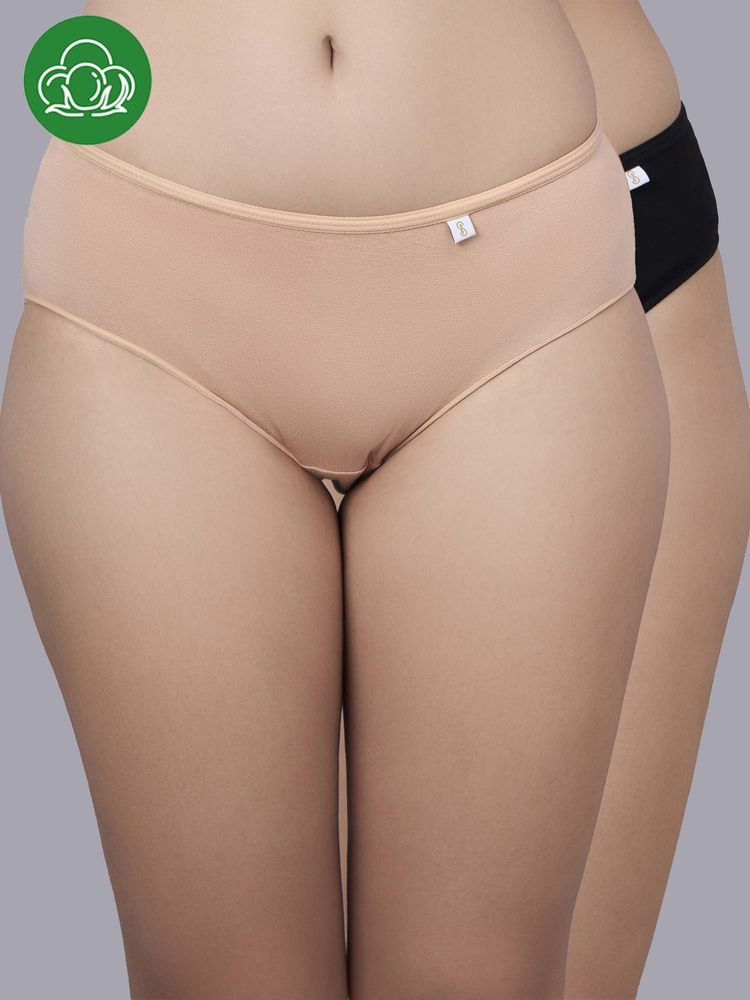 Inner Sense Multi-Color Solid Bamboo Fibre Regular Briefs-picture-24