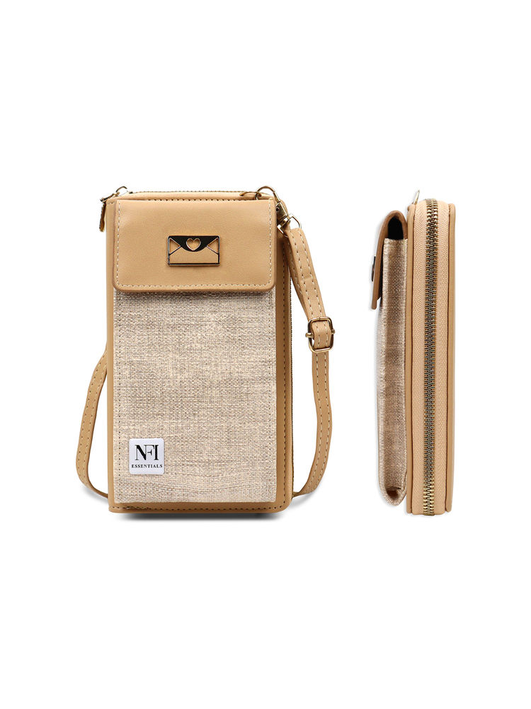 NFI Essentials Women's Mobile Cell Phone Holder Pocket Wallet Hand Purse Clutch Crossbody Sling Bag-image-26