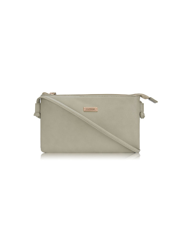 Caprese Clairice Flap Pastel Green Medium Sling Bag-image-8